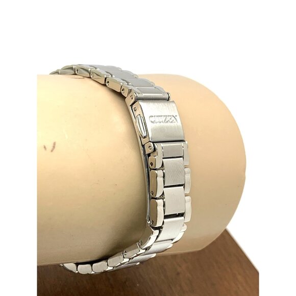 Citizen Women's Watch EW2551-52E Eco Drive Crystals Accent Black Dial Solar 26mm - Picture 10 of 14